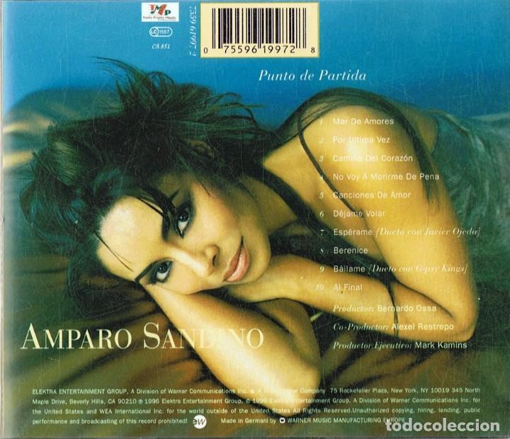 CDs de m&uacute;sica: AMPARO SANDINO PUNTO DE PARTIDA - Foto 2