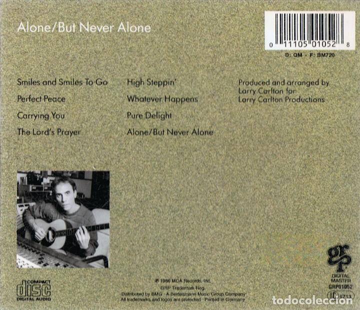 CDs de m&uacute;sica: LARRY CARLTON ALONE/BUT NEVER ALONE - Foto 2