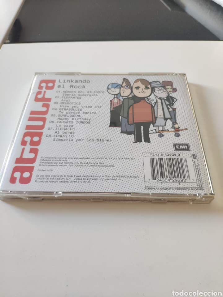 CDs de m&uacute;sica: Ataulfa. Linkando el rock. H&eacute;roes del silencio - Foto 2