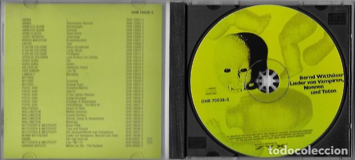 CDs de m&uacute;sica: WITTH&Uuml;SER & WESTRUPP: BERN WITTH&Uuml;SER: LIEDER VON VAMPIREN, PSYCHO PROGRESIVO C&Oacute;SMICO ALEM&Aacute;N - Foto 2