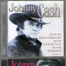 CDs de Música: DOS CD ALBUM: JOHNNY CASH - 24 TRACKS - MEDITERRÁNEO MUSIC LATINO - AÑO 2006