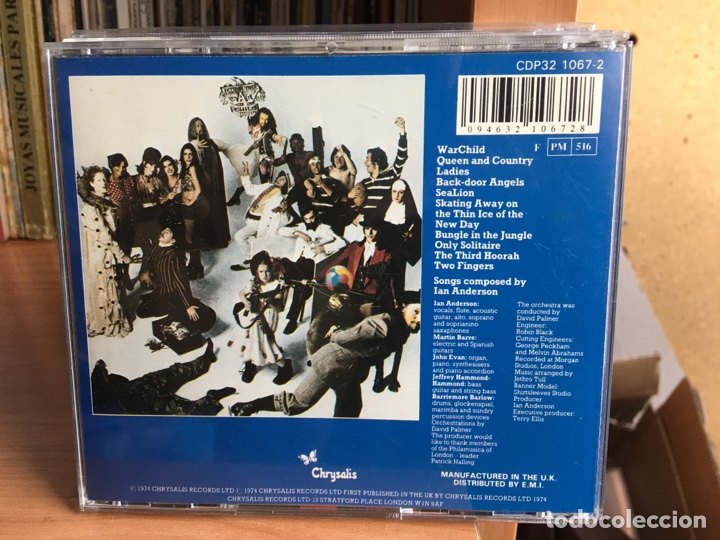 CDs de m&uacute;sica: Jethro Tull - War Child (CD) - Foto 2