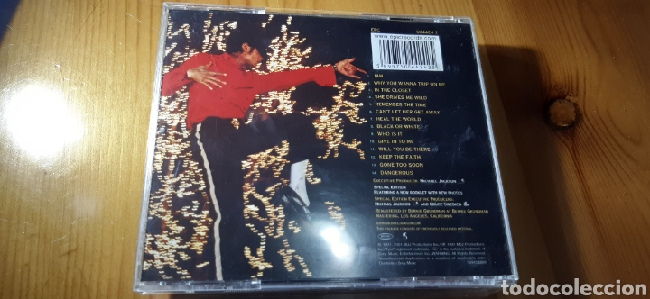 CDs de m&uacute;sica: Cd edici&oacute;n especial MICHAEL JACKSON, DANGEROUS,EDICION 2001 - Foto 8