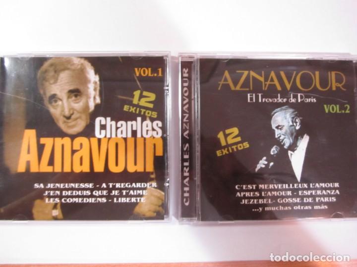 CDs de m&uacute;sica: doble cd charles aznavour 24 exitos - Foto 3