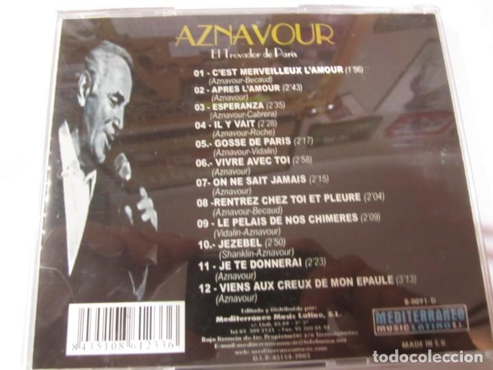 CDs de m&uacute;sica: doble cd charles aznavour 24 exitos - Foto 5