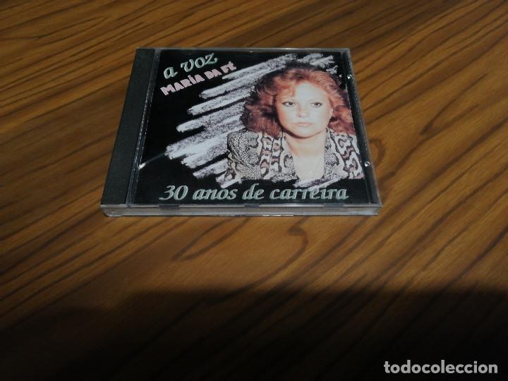 Music CDs: A VOZ MARIA DA FE. 30 ANOS DE CARRERA. CD EN BUEN ESTADO CON 12 TEMAS. DIFICIL