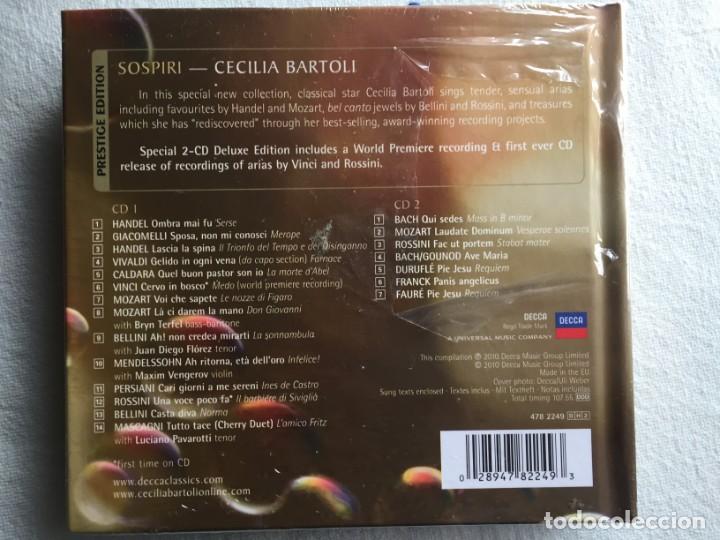 CDs de m&uacute;sica: Cecilia Bartoli  Sospiri doble cd libro, Precintado - Foto 2
