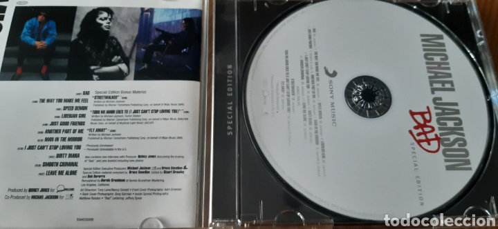 CDs de m&uacute;sica: Edici&oacute;n especial MICHAEL JACKSON, BAD,EDICION 2001 - Foto 3
