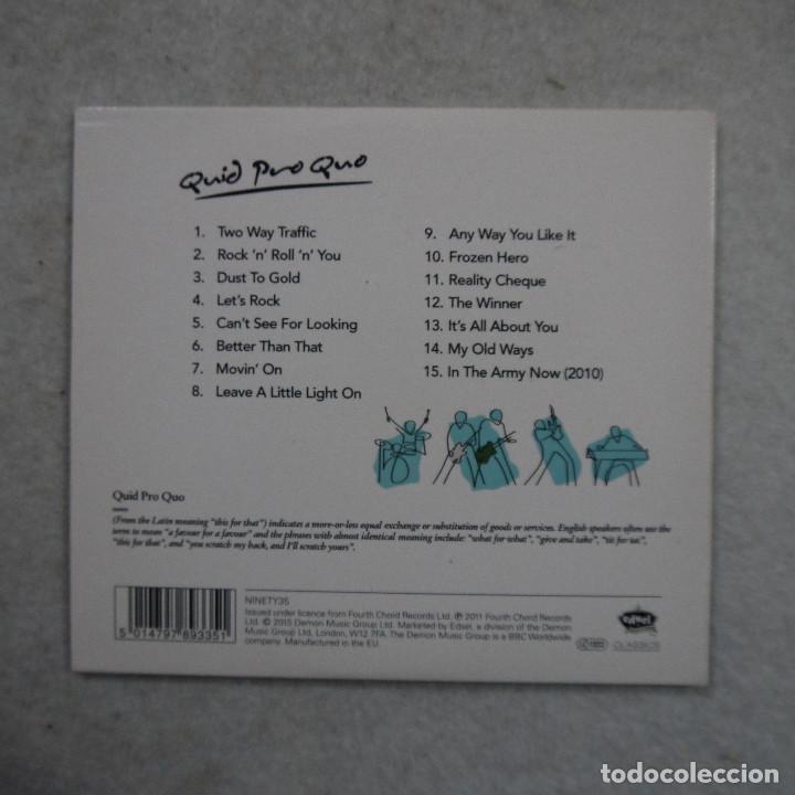 CDs de m&uacute;sica: STATUS QUO - QUID PRO QUO - CD - Foto 2