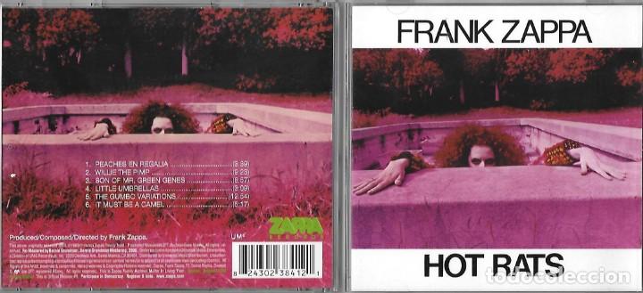 CDs de m&uacute;sica: ZAPPA, FRANK: HOT RATS - Foto 1
