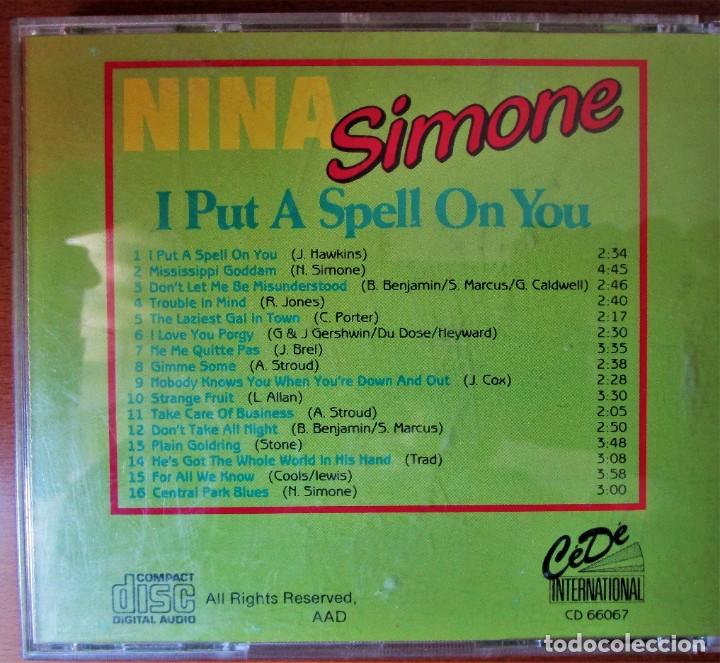 CDs de m&uacute;sica: NINA SIMONE - I PUT A SPELL ON YOU - CD - Foto 2