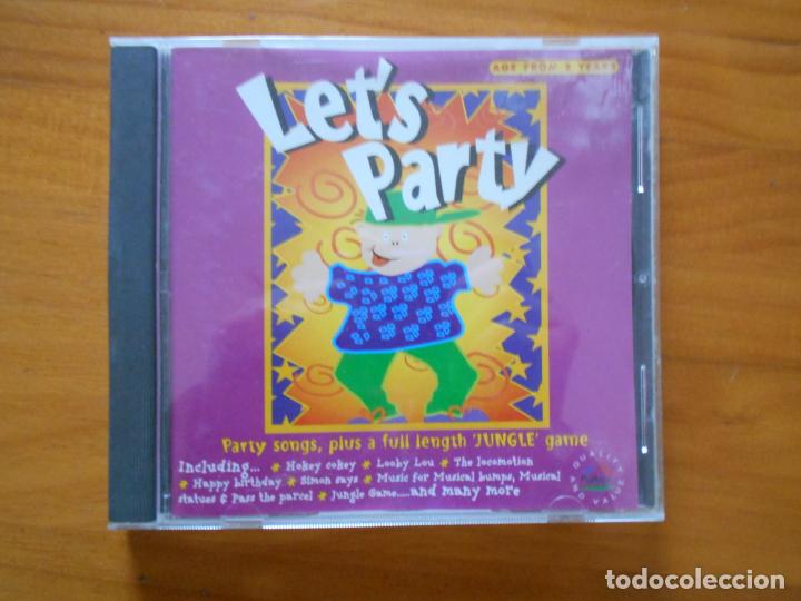 Music CDs: CD LET'S PARTY - PARTY SONGS PLUS A FULL LENGTH JUNGLE GAME (Q9)