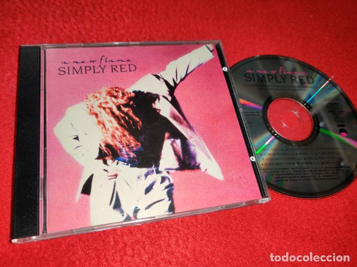 CDs de m&uacute;sica: SIMPLY RED A NEW FLAME CD 1989 GERMANY - Foto 1