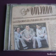 CDs de Música: CAFÉ QUIJANO CD WEA 2000 PRECINTADO LA EXTRAORDINARIA PARADOJA DEL SONIDO QUIJANO - LATIN POP ROCK. Lote 184077810