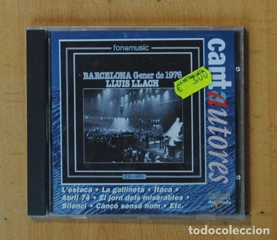 CDs de m&uacute;sica: LLUIS LLACH - BARCELONA GENER DE 1976 - CD - Foto 1