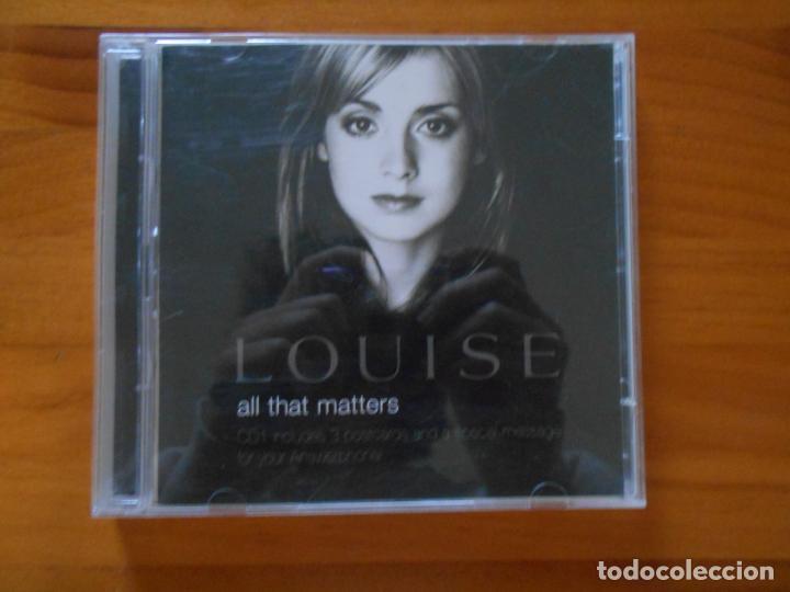 CDs de m&uacute;sica: CD SINGLE LOUISE - ALL THAT MATTERS (4 TRACKS) (C4) - Foto 1