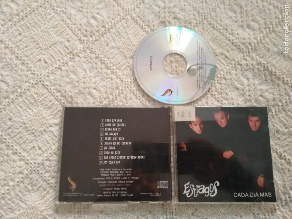 CDs de m&uacute;sica: CD Album ESTRAGOS - Foto 1