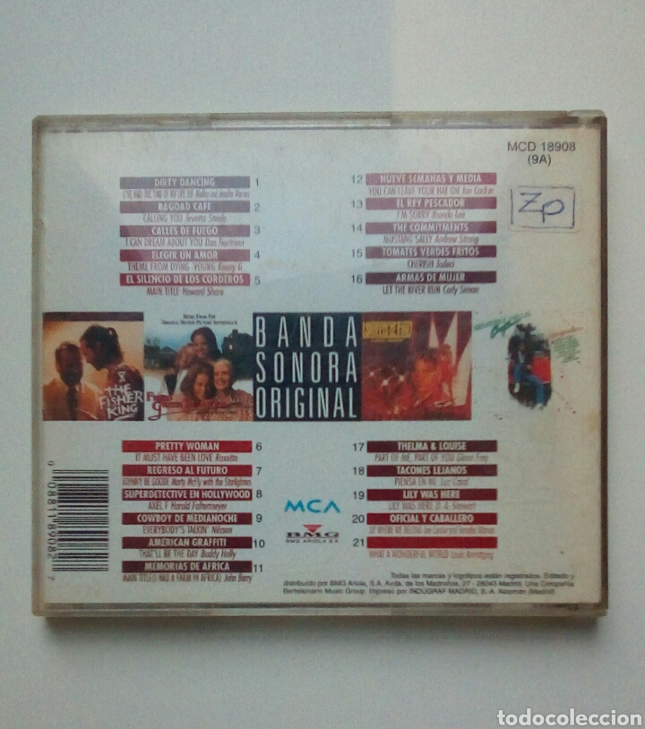 CDs de m&uacute;sica: B.S.O - 21 exitos de cine en version original, BMG, 1992. Spain. - Foto 5