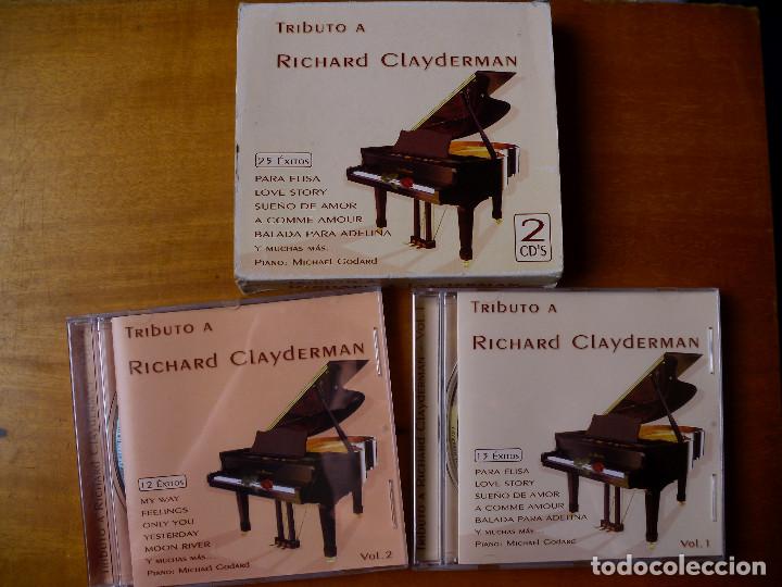 CDs de m&uacute;sica: Tributo a Richard Clayderman (2 CDs) - Foto 1