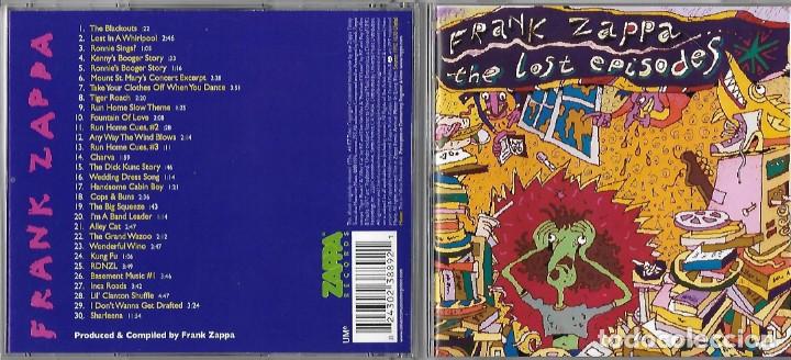 CDs de m&uacute;sica: ZAPPA, FRANK: THE LOST EPISODES - Foto 1