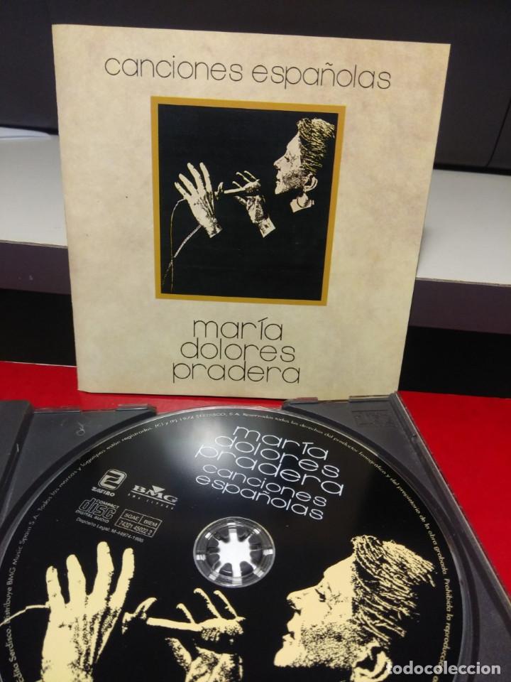 CDs de m&uacute;sica: CD MARIA DOLORES PRADERA : CANCIONES ESPA&Ntilde;OLAS - Foto 1