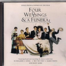 CDs de Música: BSO - CUATRO BODAS Y UN FUNERAL - FOUR WEDDINGS & A FUNERAL