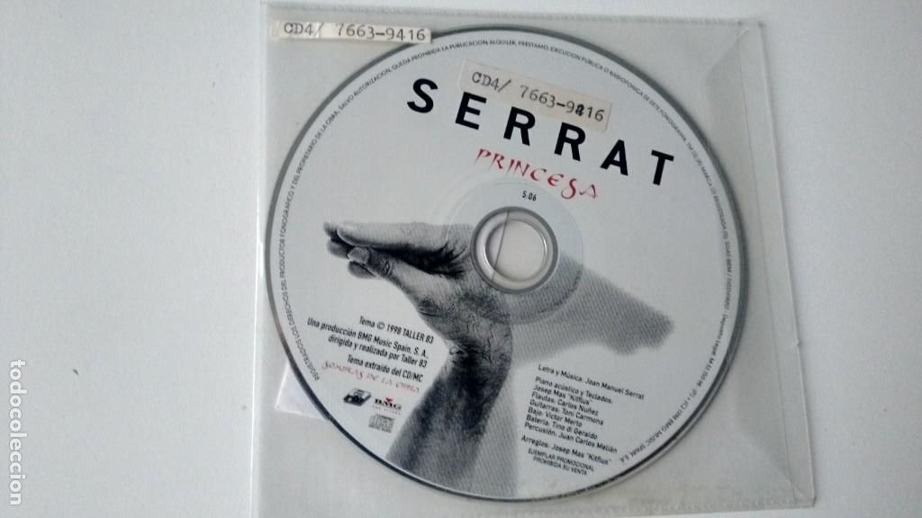 CDs de m&uacute;sica: CD-SINGLE ( PROMOCION) DE    SERRAT - Foto 1