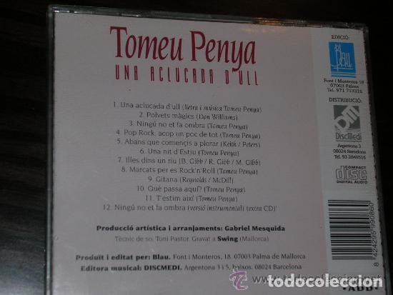 CDs de m&uacute;sica: TOMEU PENYA - UNA A CLUCADA DULL cd 1994 - Foto 2