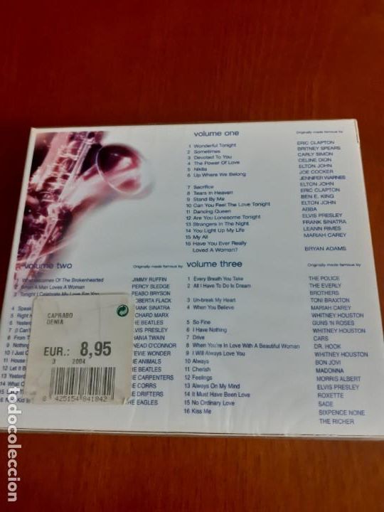CDs de m&uacute;sica: Estuche de 3CD de musica de Saxo - Foto 2