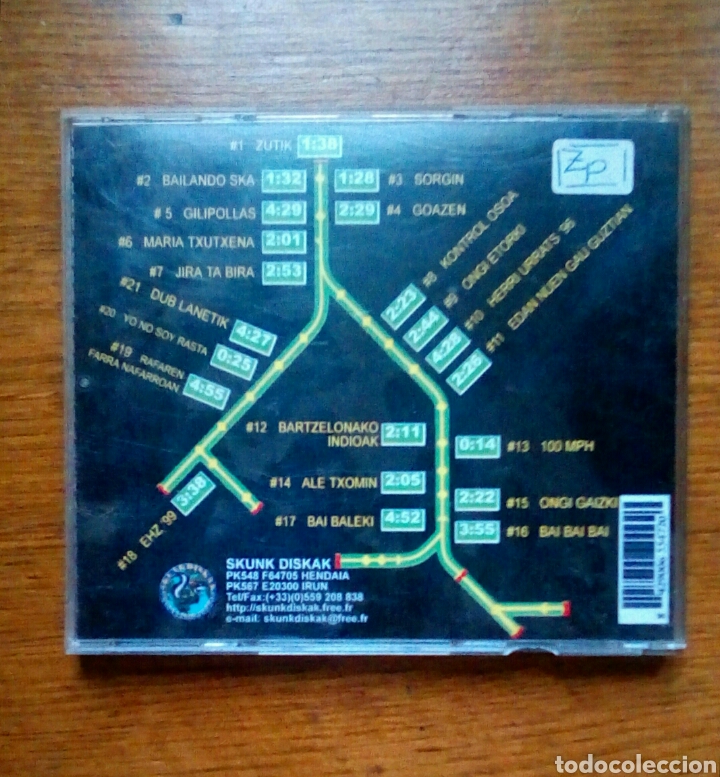 CDs de m&uacute;sica: Skunk - #1, Skunk Diskak, 2000. Euskal Herria. - Foto 5