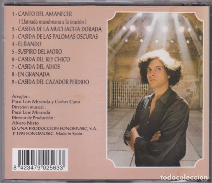 CDs de m&uacute;sica: Carlos Cano - Cr&oacute;nicas Granadinas - CD - Foto 2