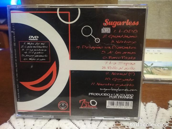 CDs de m&uacute;sica: SUGARLESS - VERTIGO - CD +DVD ZERO 2004 PEPETO - Foto 2