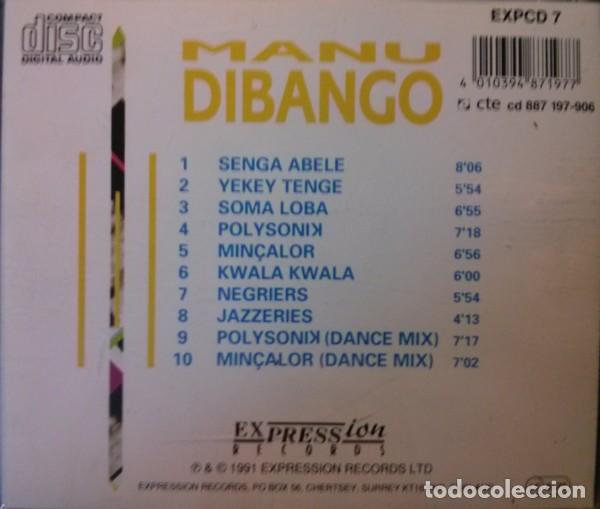 CDs de m&uacute;sica: Manu Dibango Featuring MC Mell O - Polysonik  - CD - Foto 2