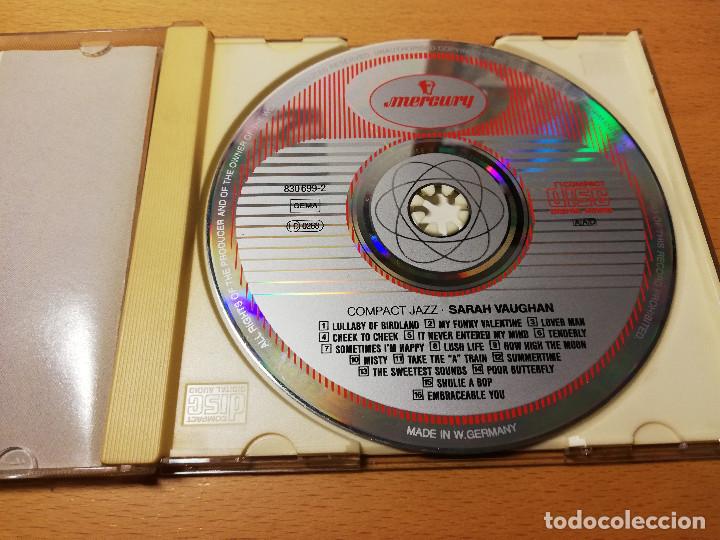 CDs de m&uacute;sica: COMPACT JAZZ. SARAH VAUGHAN (CD) - Foto 2