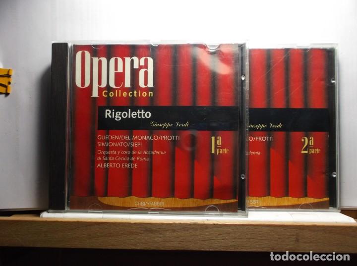 CDs de m&uacute;sica: LOTE DE DOS CD DE OPERA COLLECTION - RIGOLETTO DE VERDI - Foto 1