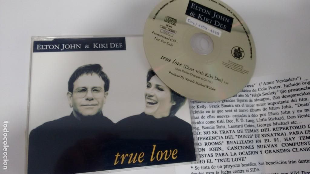 CDs de m&uacute;sica: CD-SINGLE ( PROMOCION) DE  ELTON JOHN & KIKI DEE - Foto 1