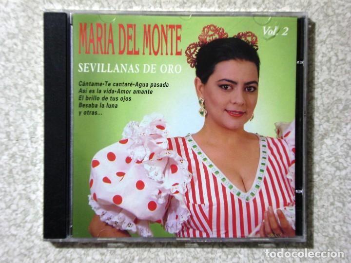 Music CDs: MARIA DEL MONTE.SEVILLANAS DE ORO VOL 2