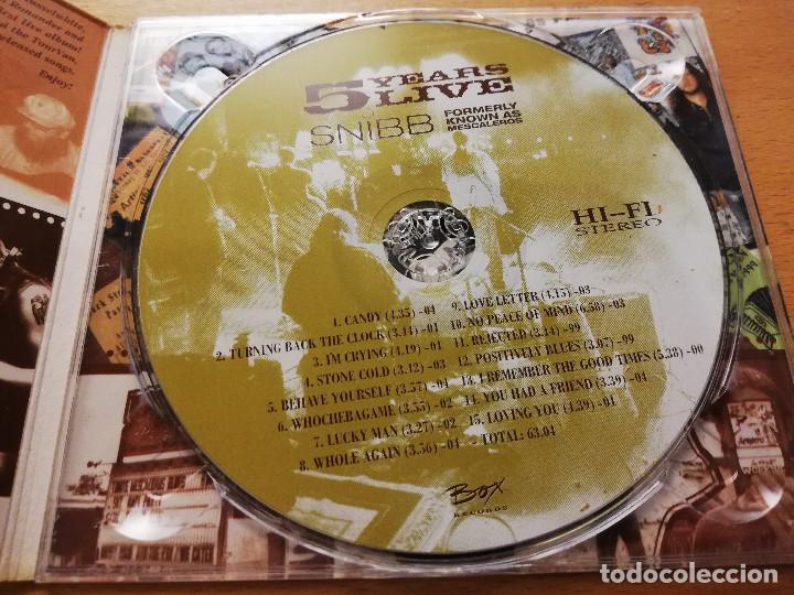 CDs de m&uacute;sica: SNIBB. 5 YEARS LIVE (CD) - Foto 2
