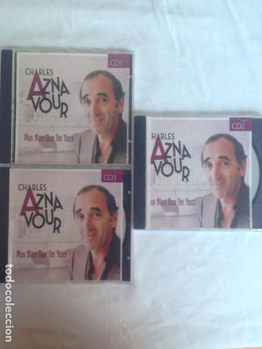 CDs de m&uacute;sica: 3 CDS DE CHARLES AZNAVOUR RECOPILATORIO - Foto 1