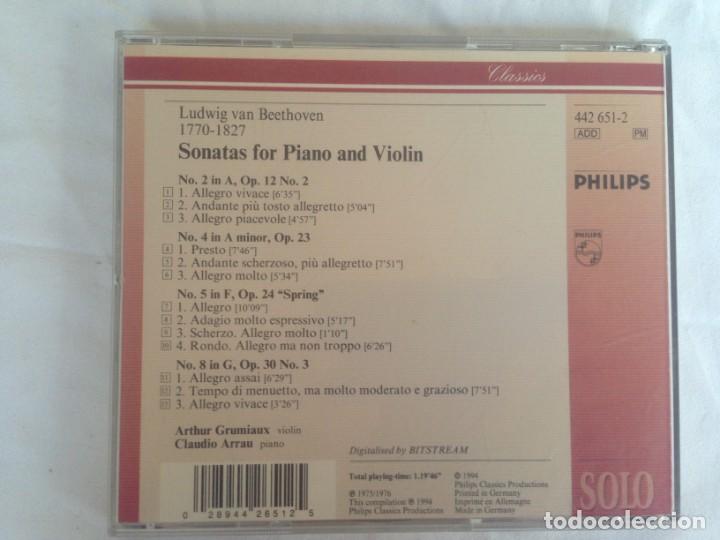 CDs de m&uacute;sica: BEETHOVEN FOUR VIOLIN SONATAS - Foto 2