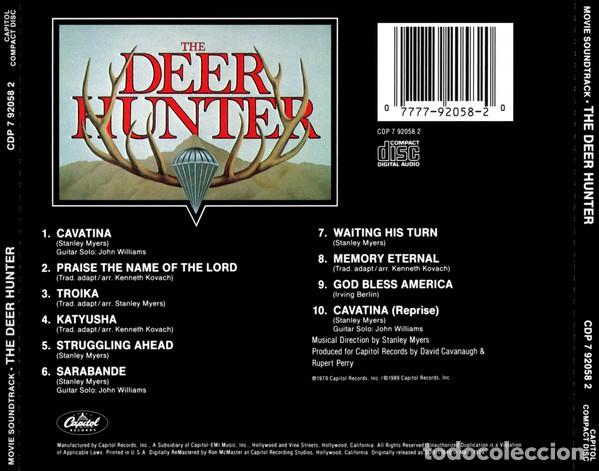 CDs de m&uacute;sica: The Deer Hunter / El Cazador - CD BSO - Foto 2