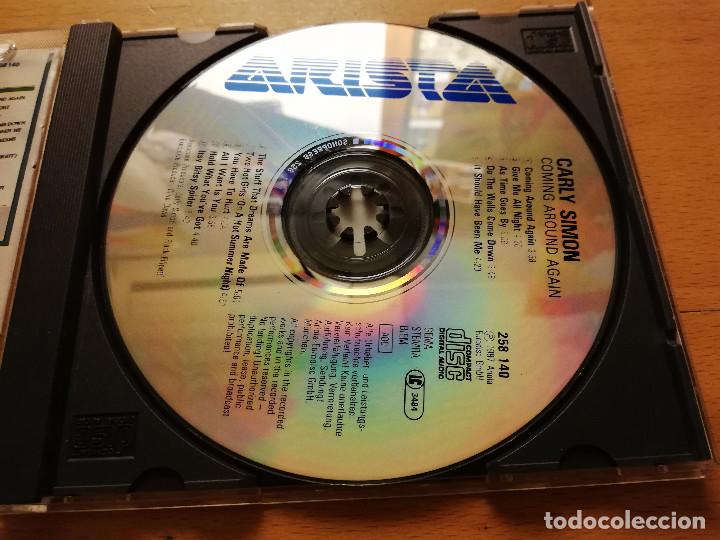CDs de m&uacute;sica: CARLY SIMON. COMING AROUND AGAIN (CD) - Foto 2