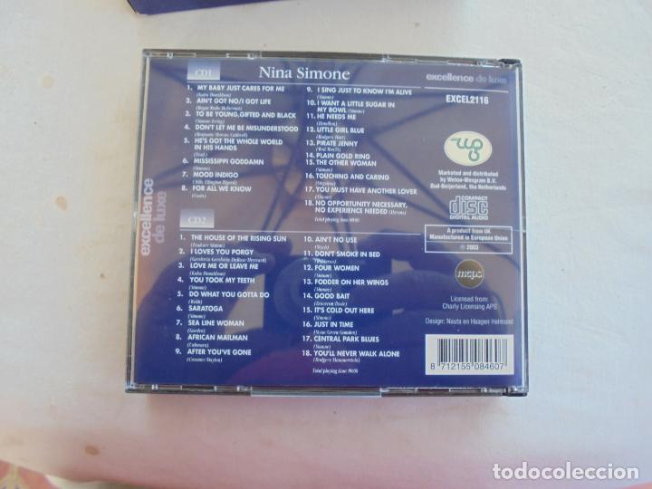 CDs de m&uacute;sica: NINA SIMONE , 36 GREAT PERFORMANCES- 2CD -EXCELENCE DE LUXE - Foto 3