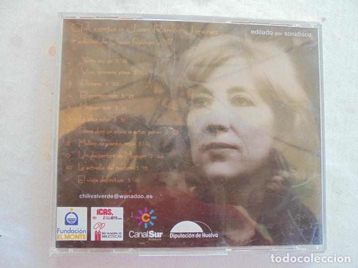 CDs de m&uacute;sica: CHILI , A JUAN RAMON JIMENEZ - CD - Foto 2