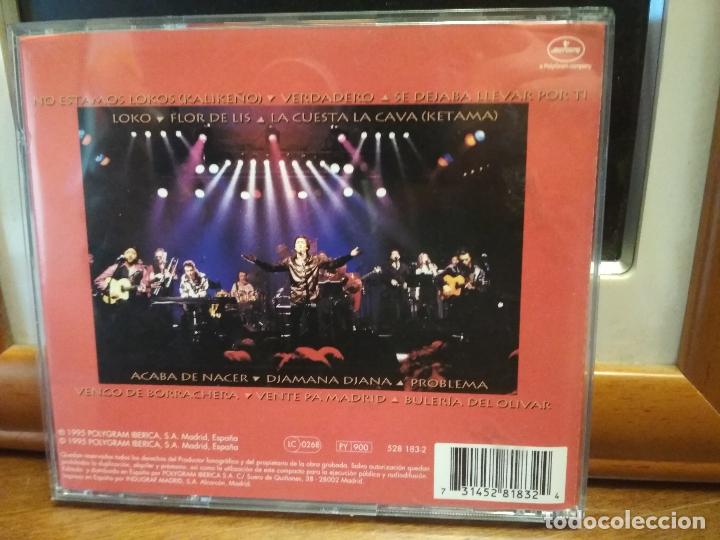 CDs de m&uacute;sica: KETAMA - DE AKI A KETAMA CD EN DIRECTO 1995 PEPETO - Foto 2