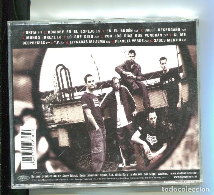 CDs de m&uacute;sica: melon diesel. hombre en el espejo.  cd. - Foto 2