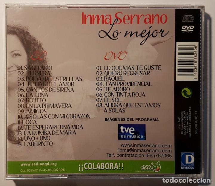 CDs de m&uacute;sica: CD Y DVD LO MEJOR DE INMA SERRANO - Foto 2