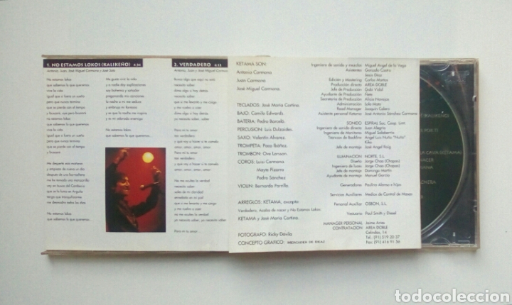 CDs de m&uacute;sica: Ketama - De aki a ketama, Polygram Iberica, 1995. Spain. - Foto 3