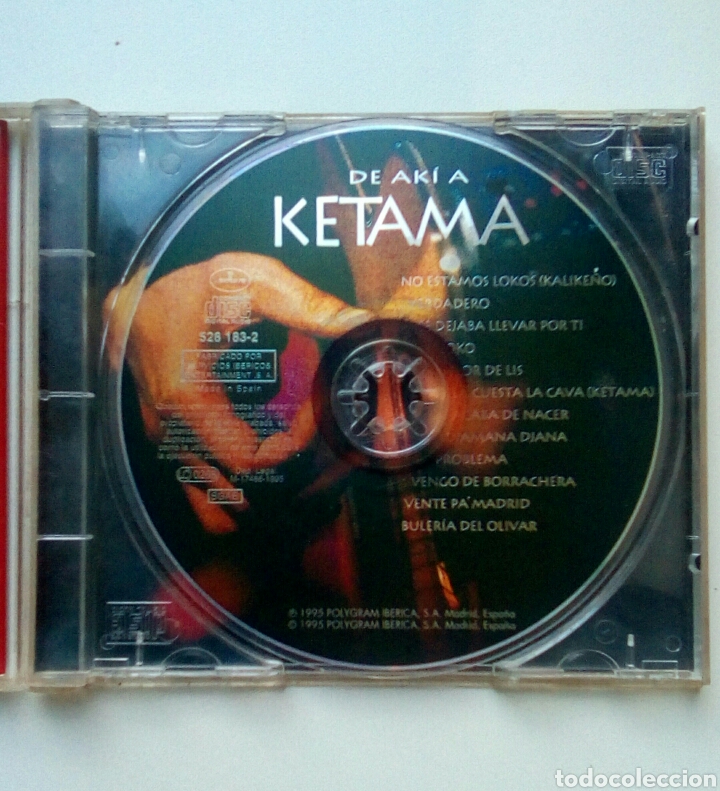 CDs de m&uacute;sica: Ketama - De aki a ketama, Polygram Iberica, 1995. Spain. - Foto 5
