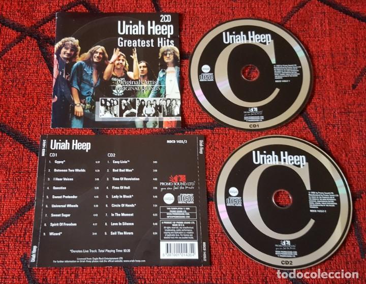 CDs de m&uacute;sica: URIAH HEEP ** Greatest Hits ** DOBLE CD ORIGINAL ( 2006 ) DE EXITOS - Foto 1